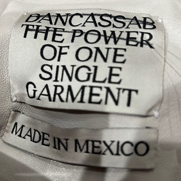 NWT DANCASSAB LORETTA FRINGE JACKET SZ M DOVE GRAY Coastal Cowgirl Z174 - Picture 8 of 11